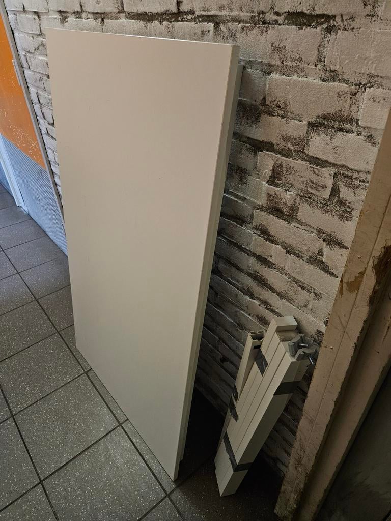 IKEA Melltorp tafel (wit), Huis en Inrichting, Ophalen, Overige materialen, Gebruikt, 100 tot 150 cm