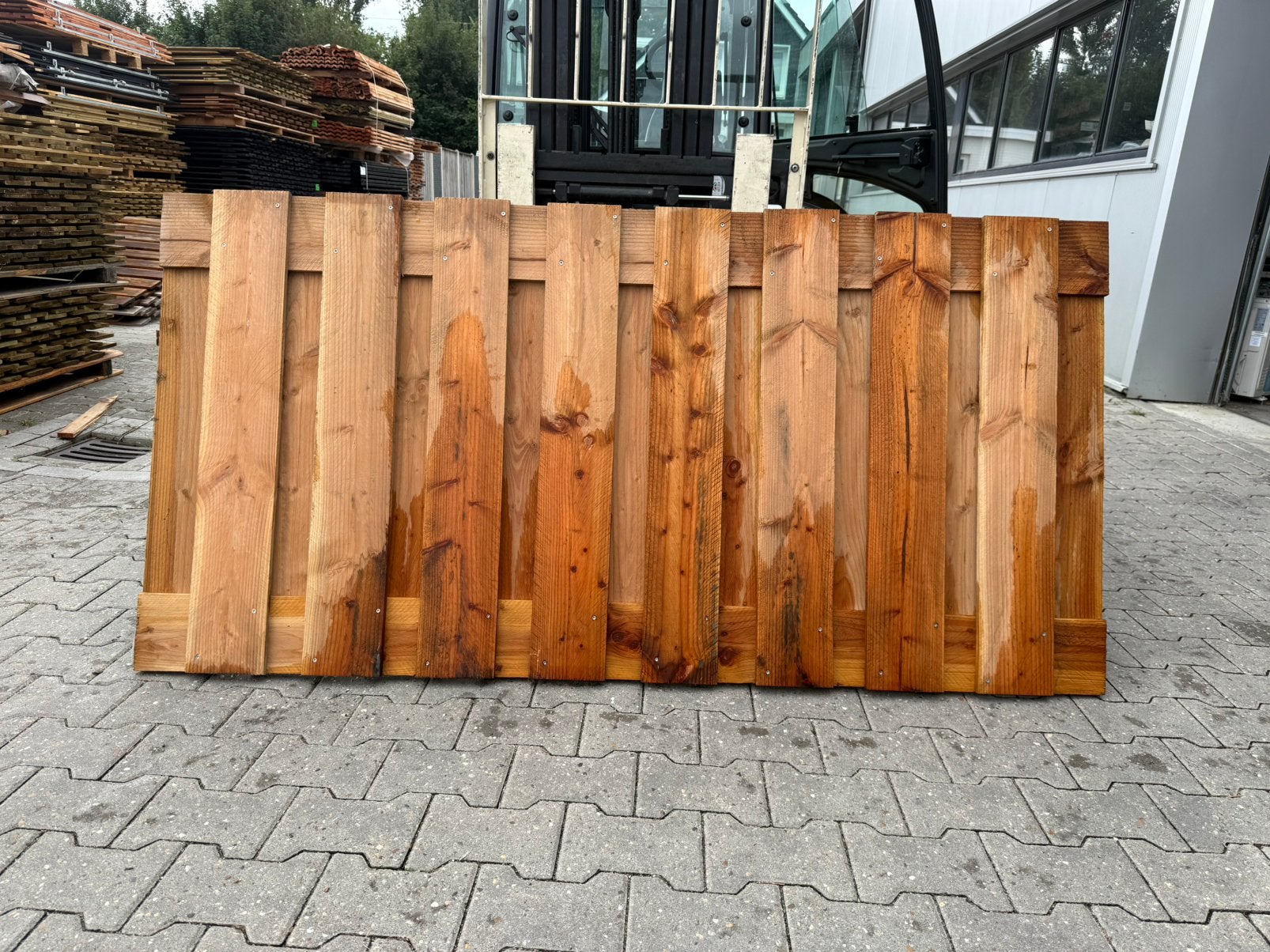Douglas schuttingscherm | Restpartij, Tuin en Terras, Schuttingen, Ophalen, Minder dan 3 meter, Zo goed als nieuw, Minder dan 1 meter