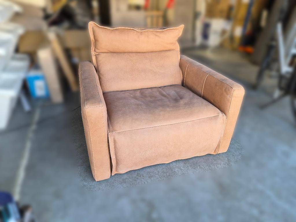 Relax fauteuil, elektrisch uitschuifbaar, luie stoel, Huis en Inrichting, Fauteuils, Ophalen, Zo goed als nieuw, 75 tot 100 cm