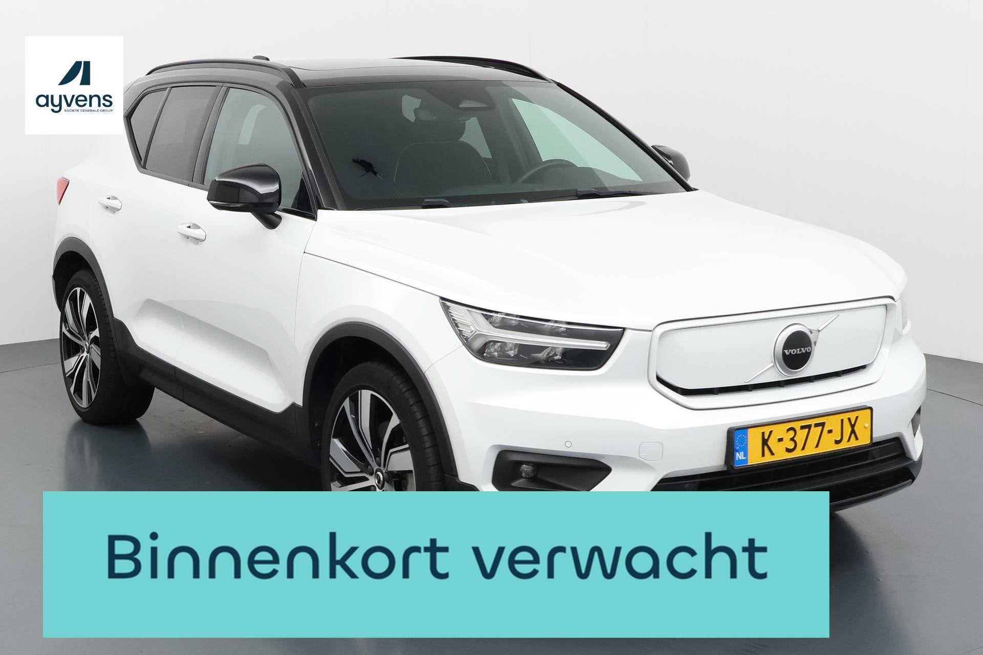 Volvo XC40 Recharge P8 AWD R-Design Topuitvoering met adembe, Auto's, Gebruikt, Automatische klimaatregeling, Wit, Origineel Nederlands