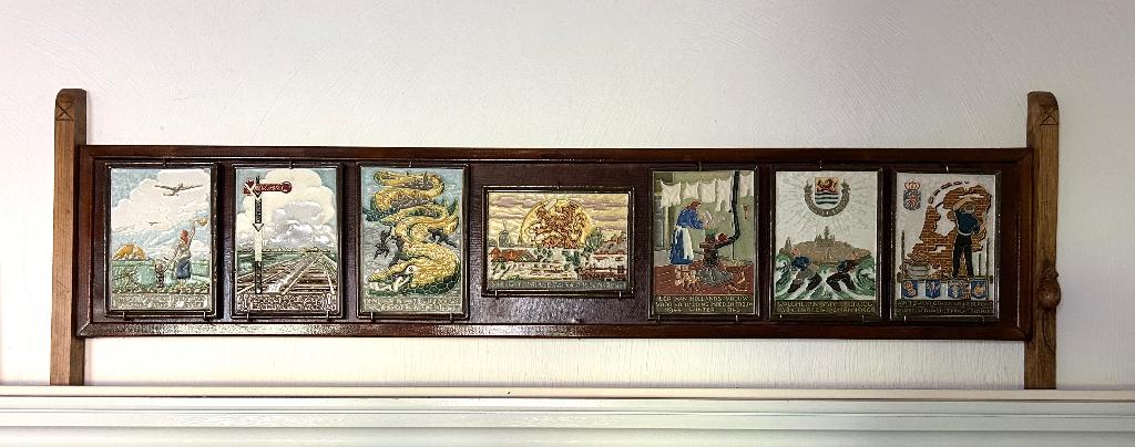 Cloisonné tegels van de Porceleyne Fles, serie WO-2, Ophalen