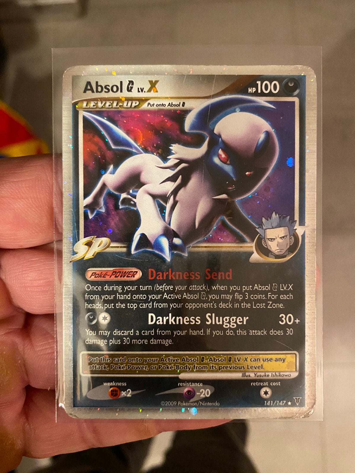 Zeldzame Absol vintage holo pokemon kaart, Verzenden, Zo goed als nieuw