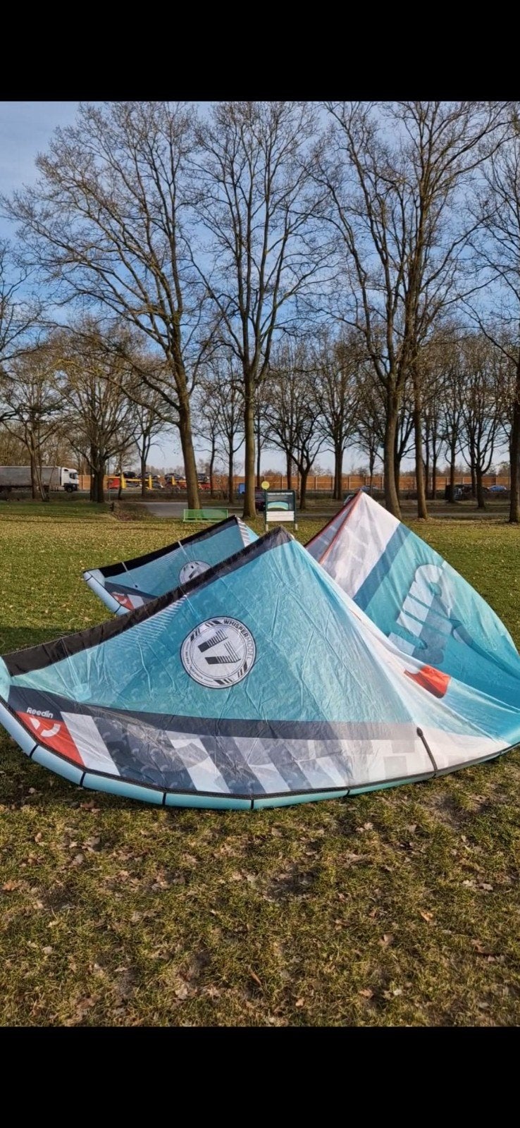 Reedin WhisperModel Kite 17m2 - Zo goed als nieuw, Watersport en Boten, 16 m² of meer, Geen board, Ophalen of Verzenden, Zo goed als nieuw