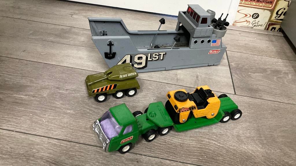 Buddy L , blikken speelgoed japan , lst 49, Hobby en Vrije tijd, Modelauto's | Overige schalen, Gebruikt, Auto, Ophalen of Verzenden