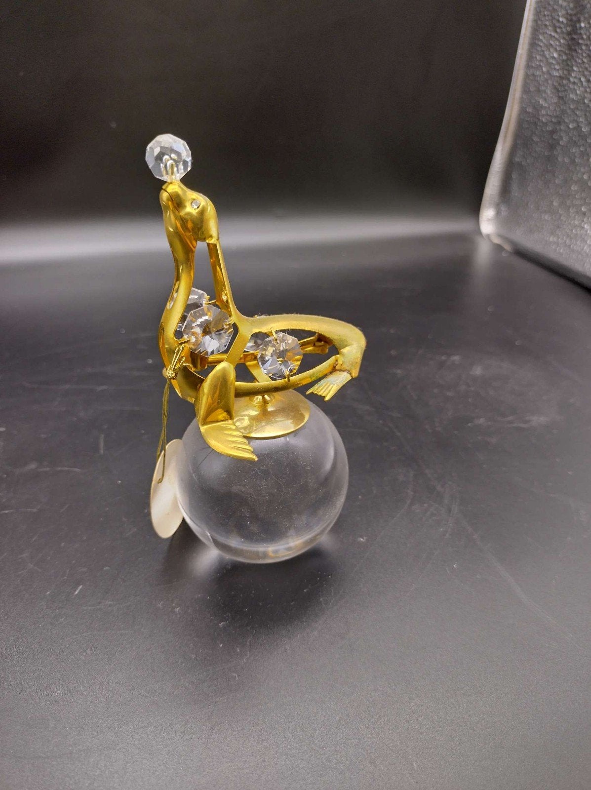 Crystal Temptations Zeehond 24K verguld  Swarovski Kristal, Ophalen of Verzenden, Zo goed als nieuw, Dier