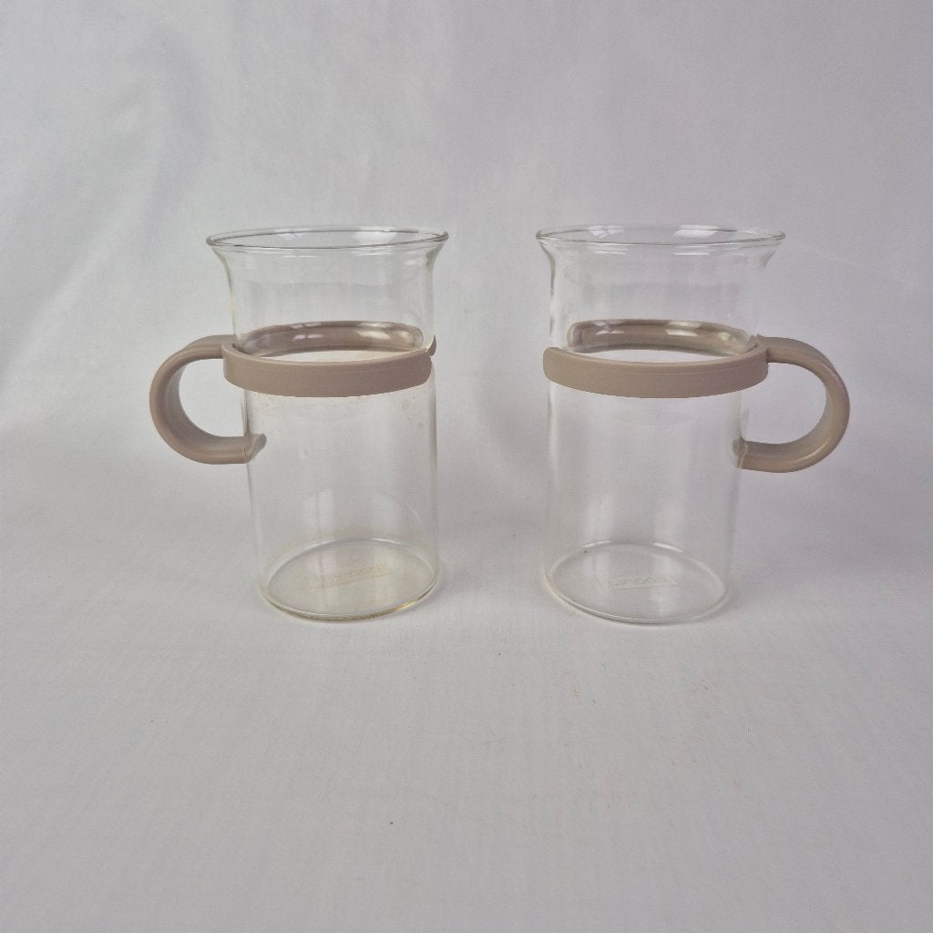 Vintage Bodum theeglazen, Glas of Glazen, Gebruikt, Ophalen of Verzenden, Glas