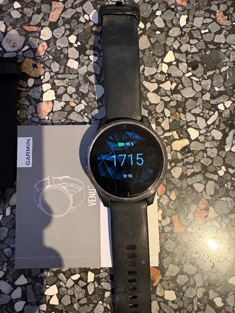 Garmin venu sporthorloge, Gebruikt, Zwart, Garmin, IOS