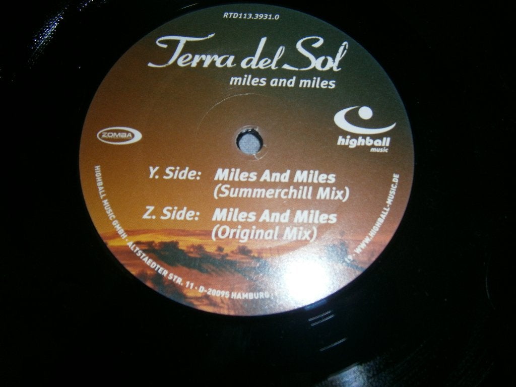 Terra Del Sol – Miles And Miles. 2001. Trance, Chill Ambient, Cd's en Dvd's, Vinyl | Dance en House, Ophalen, Originele persing