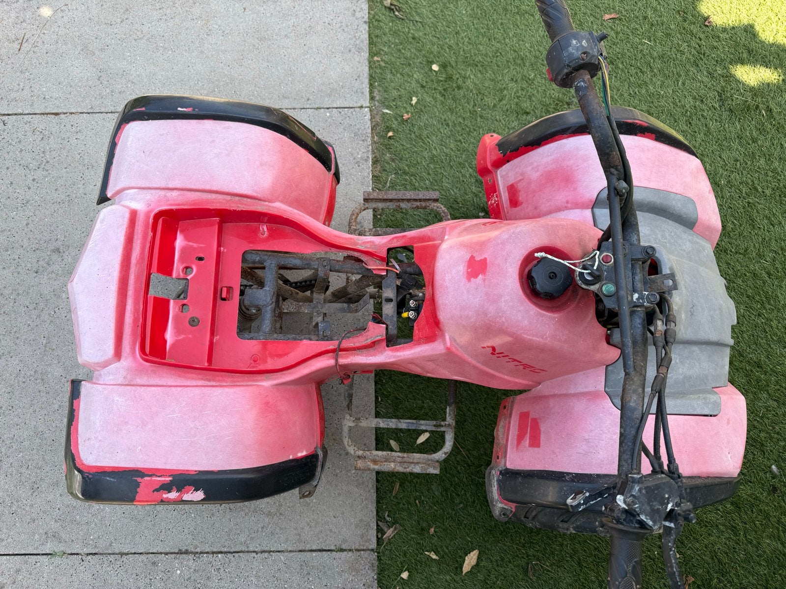Nitro Quad 125cc frame met kappen (zonder motor), Ophalen, Gebruikt