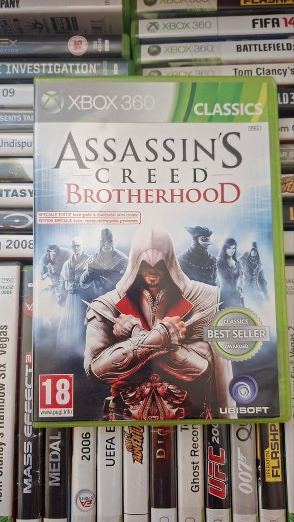 Assassins creed brotherhood classics xbox 360, 1 speler, Ophalen of Verzenden, Zo goed als nieuw, Vanaf 3 jaar