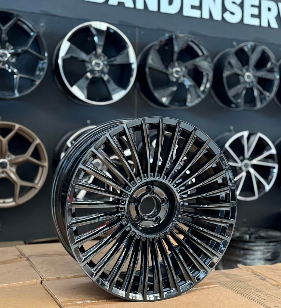 22 inch velgen night edtion 5x112 Mercedes Gle coupe gls, Auto-onderdelen, Banden en Velgen, Velg(en), 285 mm, Nieuw, Overige maten