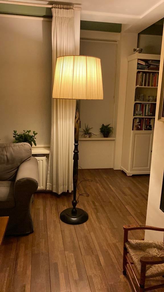 Staande lamp Ned-Indië ?, Antiek en Kunst, Ophalen