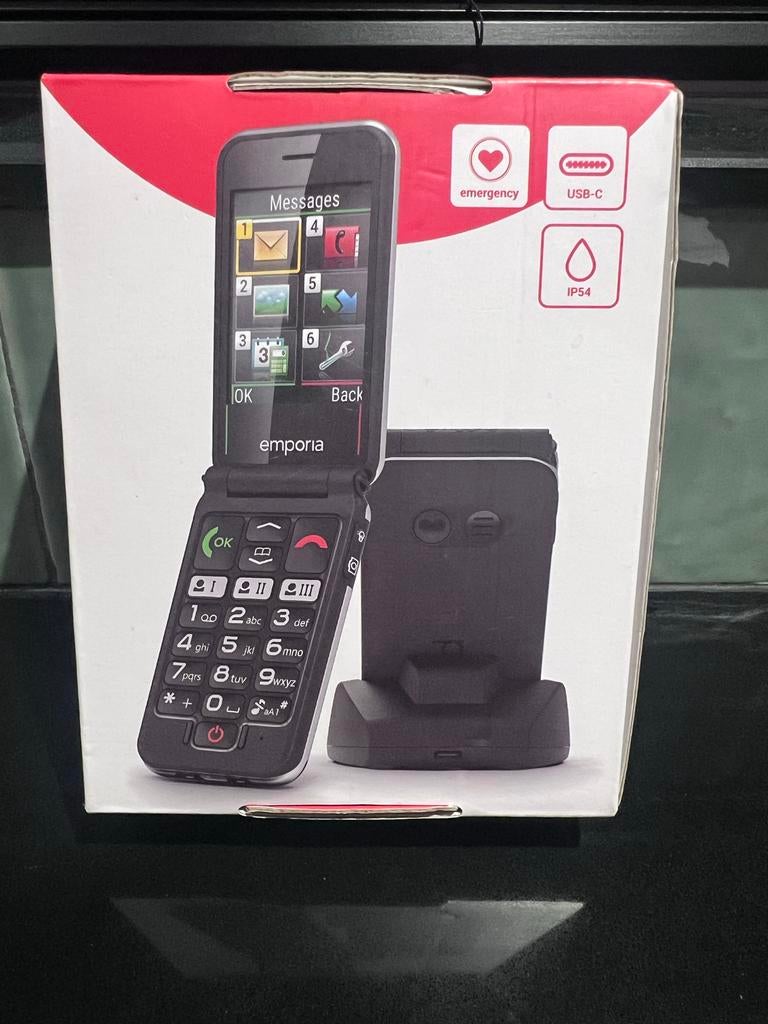 Empona Senioren Telefoon dementie, Telecommunicatie, Mobiele telefoons | Overige merken, Inklapmodel, Ophalen of Verzenden, Zonder simlock