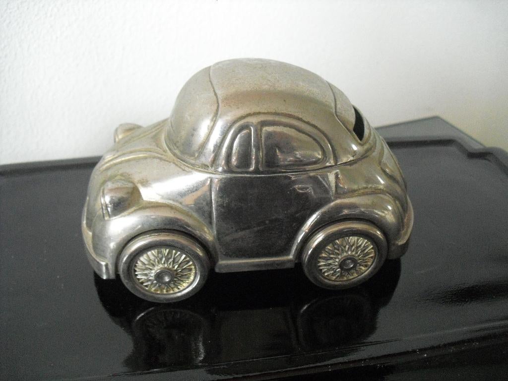 spaarpot Volkswagen 12 cm lang VW Duits, Verzamelen, Spaarpotten, Ophalen of Verzenden, Zo goed als nieuw, Metaal of Blik, Vervoermiddel