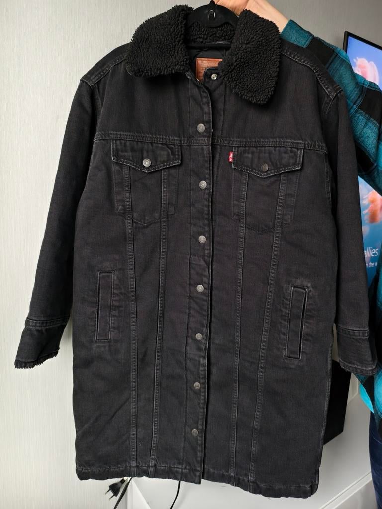Levi's Jas met voering - Maat M, Maat 38/40 (M), Zwart, Nieuw, Ophalen of Verzenden