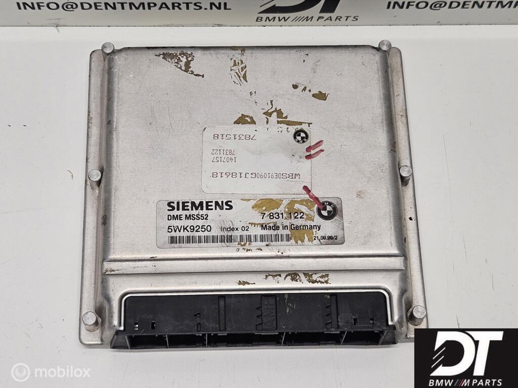 DME ECU module BMW M5 E39 S62 V8 S62B50 12147831122, Gebruikt, Ophalen of Verzenden, BMW, BMW