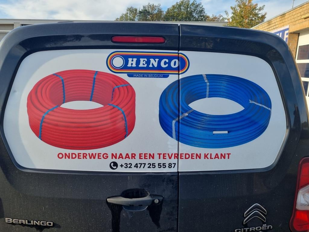 Henco C.V en sanitair  16dia tot 32dia isolatie mantel naakt, Doe-het-zelf en Verbouw, Sanitair, Ophalen of Verzenden, Nieuw