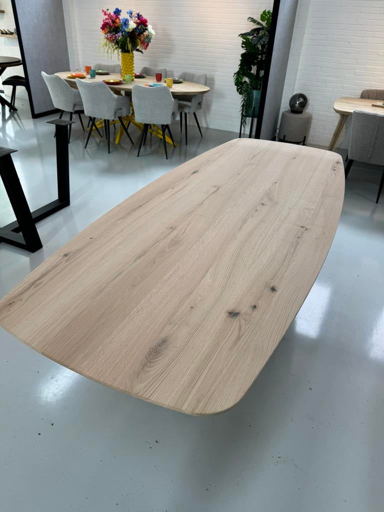 Eiken tafel deens ovaal 240x110cm massief eiken deens ovale, Ophalen of Verzenden, Nieuw