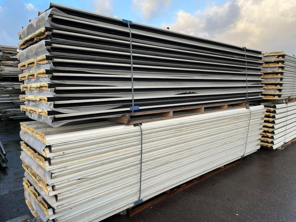 Sandwichdakpanelen | L=4515 mm, Ophalen, Gebruikt, Overige materialen, 20 tot 50 mm