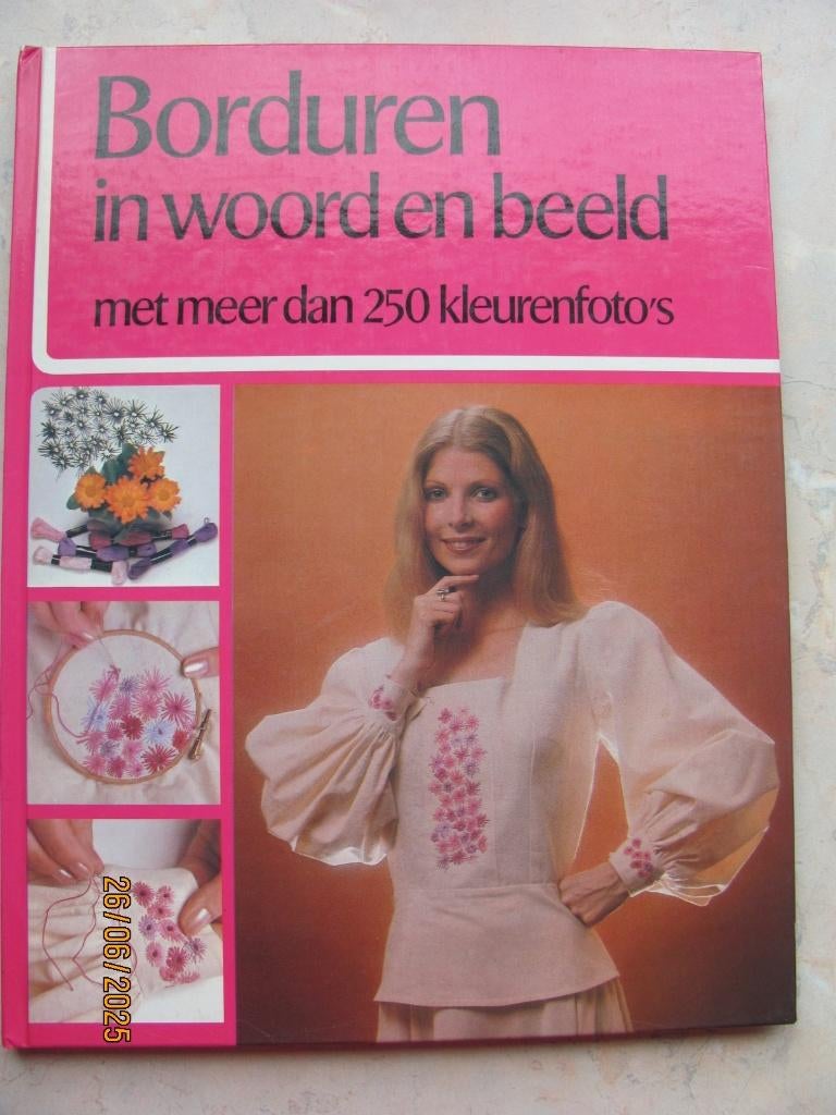 VINTAGE Boek BORDUREN in WOORD en BEELD Chapman et al IZGS, Boeken, Hobby en Vrije tijd, Zo goed als nieuw, Borduren en Naaien