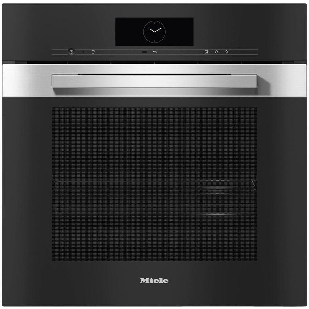Miele DGC7860CLST - CombiStoomoven - 60CM -, Witgoed en Apparatuur, Ovens, Ophalen, Hete lucht, Nieuw, Oven met grill