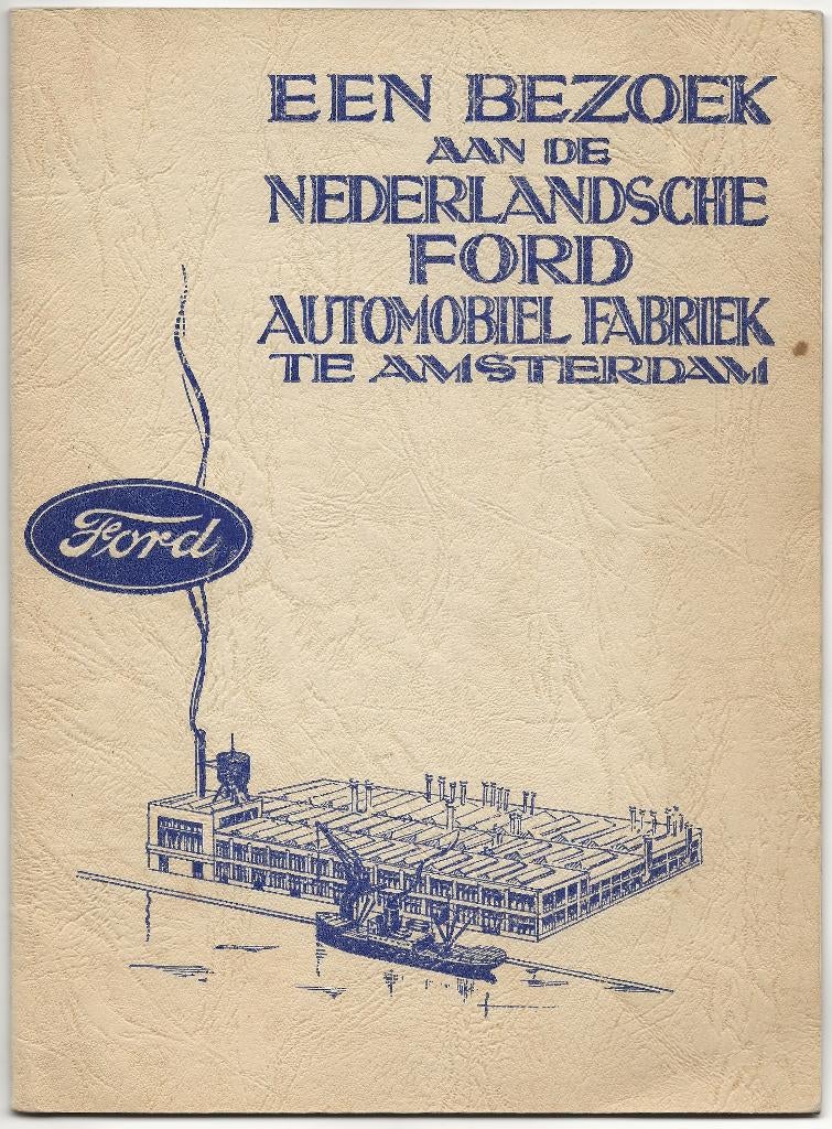Ford Fabriek Amsterdam brochure 1933 (FD20), Ophalen of Verzenden, Zo goed als nieuw, Ford