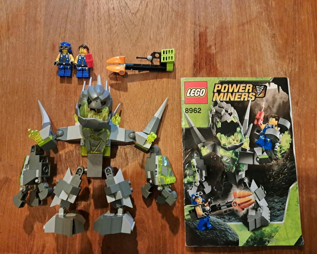 LEGO Power Miners 8962 Crystal King – Compleet, Ophalen of Verzenden