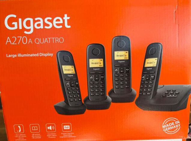 Gigaset A270A Quattro, Verzenden, Nieuw, 1 handset
