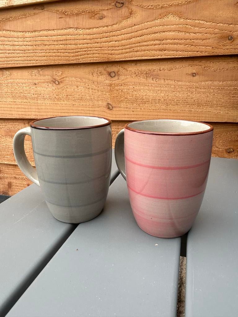 Siaki Mokke Set - 2 Stuks, Huis en Inrichting, Keuken | Servies, Ophalen of Verzenden, Zo goed als nieuw, Overige stijlen, Kop(pen) en/of Schotel(s)