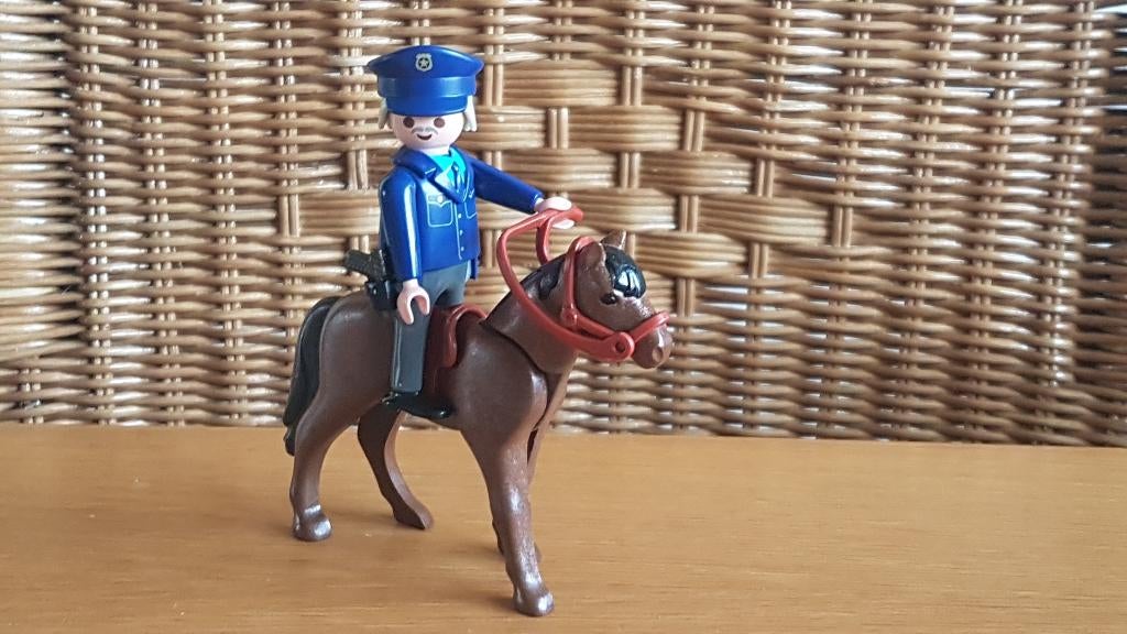 playmobil 3167 politie te paard, Ophalen of Verzenden, Gebruikt