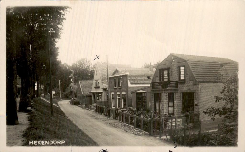Hekendorp - Fotokaart - VD List, Verzamelen, Ansichtkaarten | Nederland, Ophalen of Verzenden, 1920 tot 1940, Gelopen, Zuid-Holland