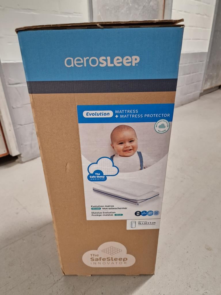 Aerosleep Evolution Matras Set 83x50x4 cm - Nieuw!, Ophalen, Nieuw, Ledikant