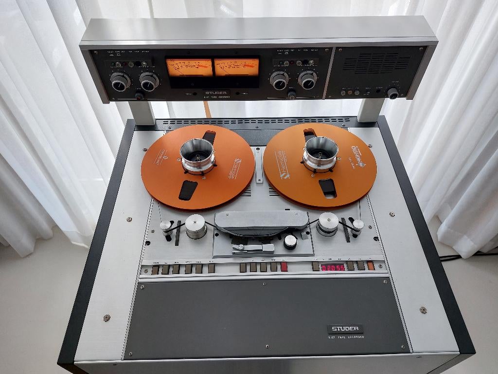 Studer B67 MK2 VU Gereviseerd Topconditie Originele Trolley, Ophalen, Bandrecorder