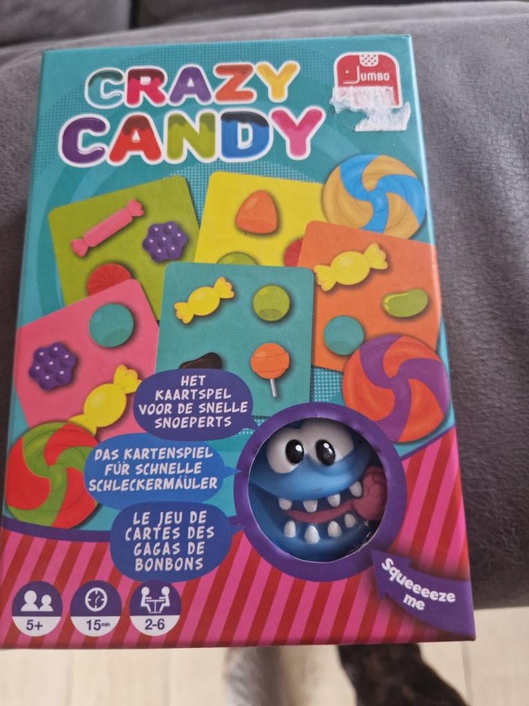 Crazy Candy Kaartspel - Nieuw!, Jumbo, Vijf spelers of meer, Nieuw, Ophalen of Verzenden