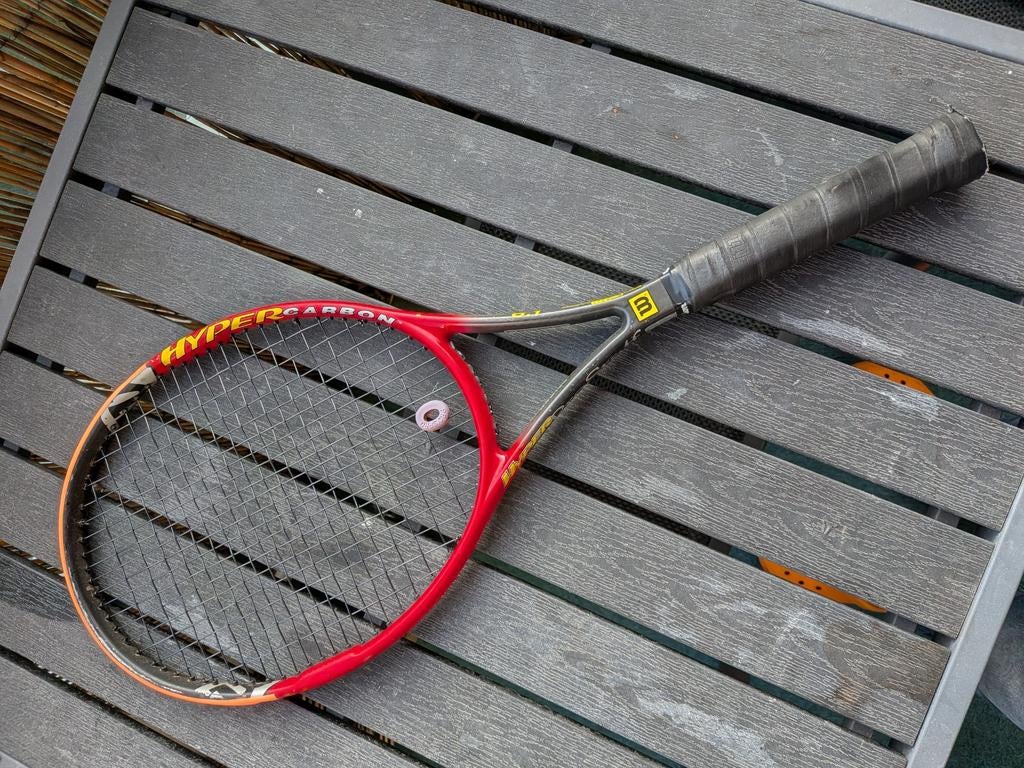 Wilson Hyper Pro Staff 95 - Del Potro Signature, Sport en Fitness, Tennis, Gebruikt, L4, Ophalen of Verzenden, Wilson