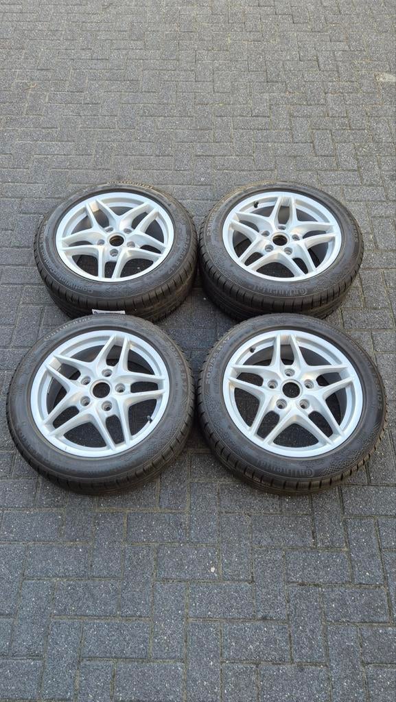 Porsche Winterbanden Breedset BBS 205/55R17 & 235/50R17, Gebruikt, Banden en Velgen, 17 inch, Personenwagen