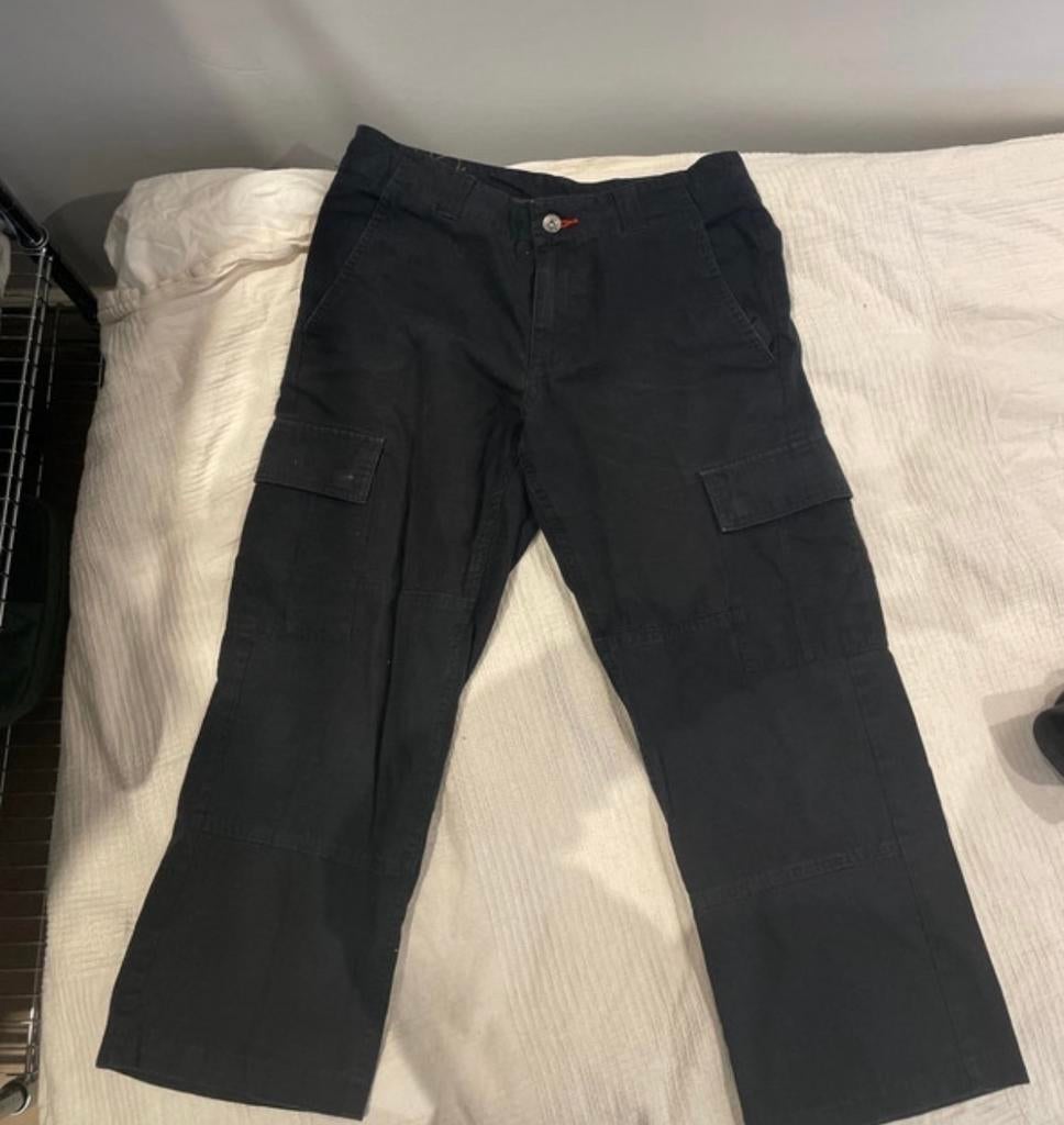 Black cargo pants CCS, Zwart, Ophalen of Verzenden, Zo goed als nieuw, Maat 34 (XS) of kleiner