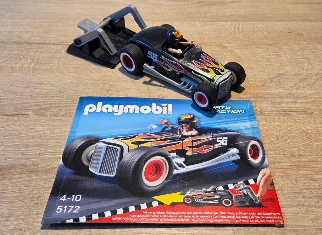 Playmobil 5172 raceauto, Ophalen of Verzenden, Zo goed als nieuw, Los playmobil