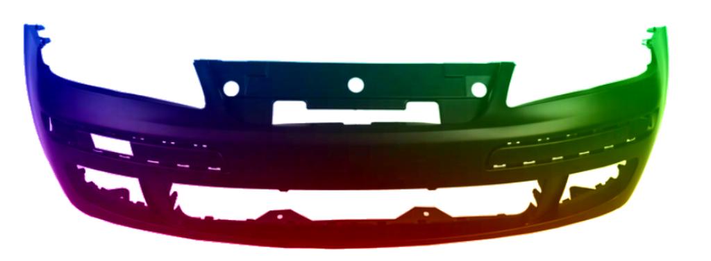 Voorbumper Voor Fiat Idea (350) 2004-2011 gespoten in de kle, Auto-onderdelen, Nieuw, Bumper, Fiat, Verzenden