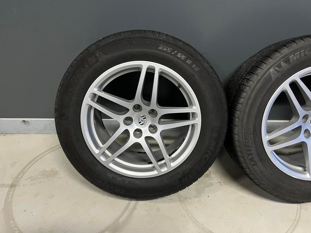 Porsche Macan 18 inch Breedset velgen Origineel 5x112 zgan, Ophalen of Verzenden, 18 inch, Zomerbanden, Banden en Velgen