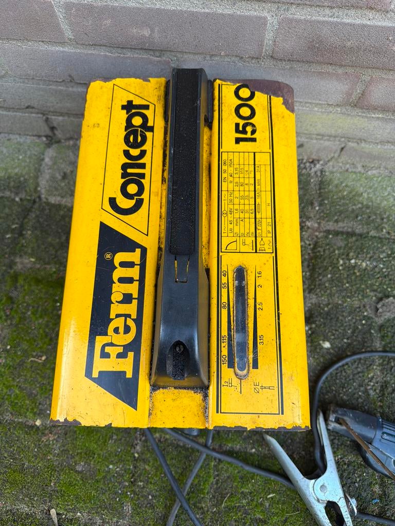 Ferm Concept 1500 Lasapparaat - Gebruikt, Ophalen, Gebruikt, Minder dan 150 ampère, Elektroden