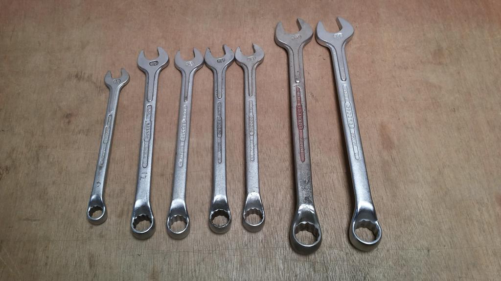 Gedore 1B steekringsleutels, Auto diversen, Autogereedschap, Ophalen of Verzenden, Zo goed als nieuw