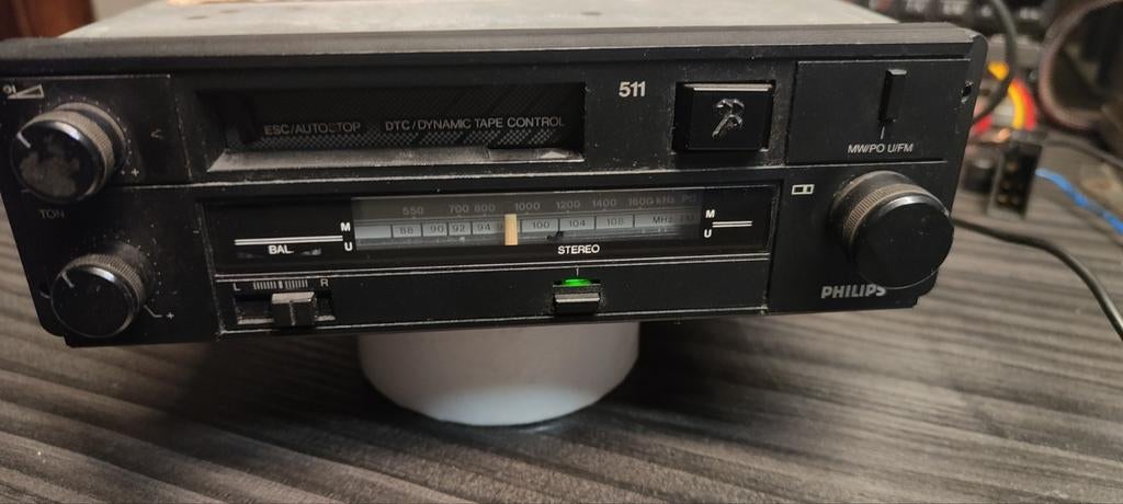Philips 511 oldtimer autoradio, Ophalen of Verzenden