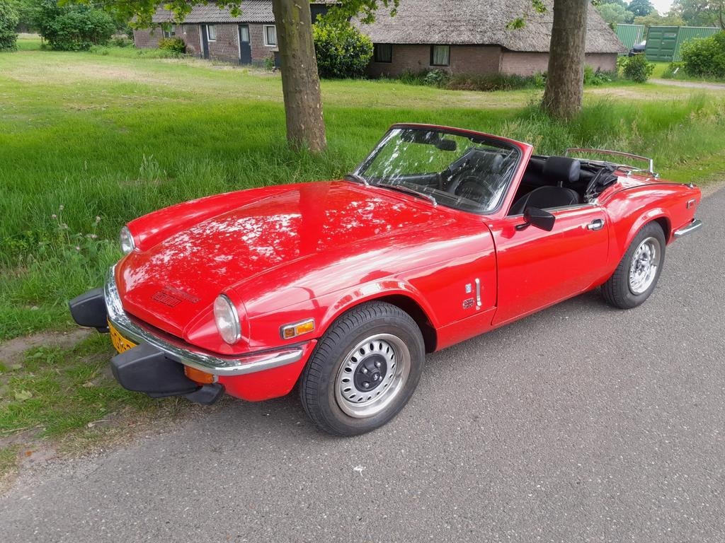 Triumph Spitfire 1.5 MK IV 1978 Rood, Auto's, 1493 cc, 4 cilinders, Cabriolet, Handgeschakeld