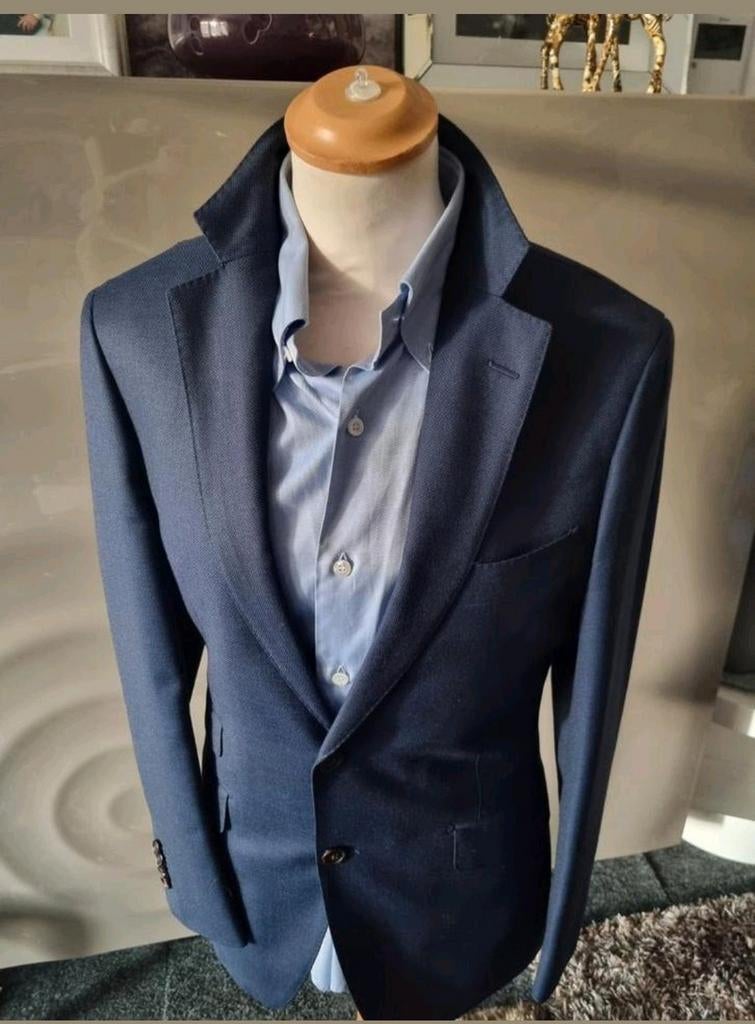 Suitsupply wollen colbert, maat 44, drop 7R, uitmuntend., Kleding | Heren, Blauw, Ophalen of Verzenden, Zo goed als nieuw, Maat 46 (S) of kleiner