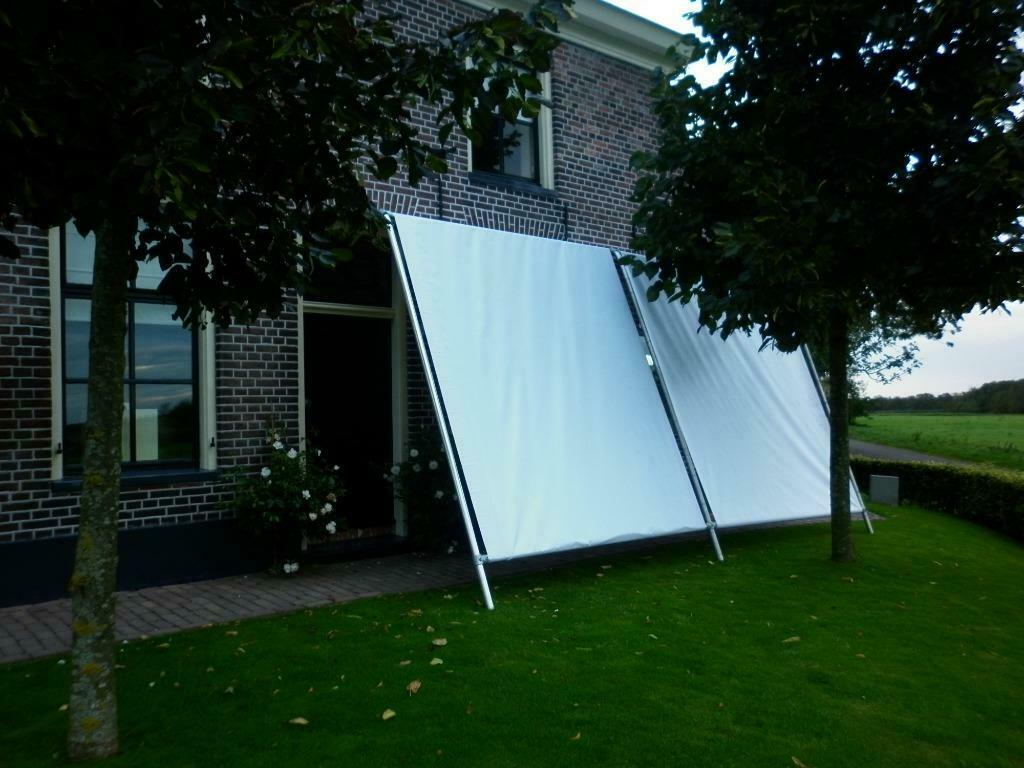 Doorwerkscherm, doorwerkschermen. Regen
