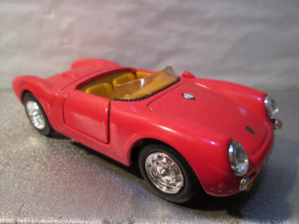 porsche 550a spyder rood, Ophalen of Verzenden, Zo goed als nieuw, Auto, Overige merken