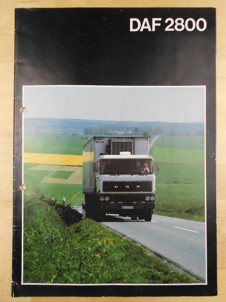 DAF 2800 Brochure 1979 - NL, Ophalen of Verzenden, Zo goed als nieuw, Overige merken, DAF