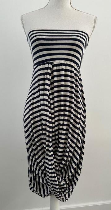 Mooie strapless Stenim the Denim Jeweller Jurk maat M!, Maat 38/40 (M), Overige kleuren, Verzenden, Zo goed als nieuw