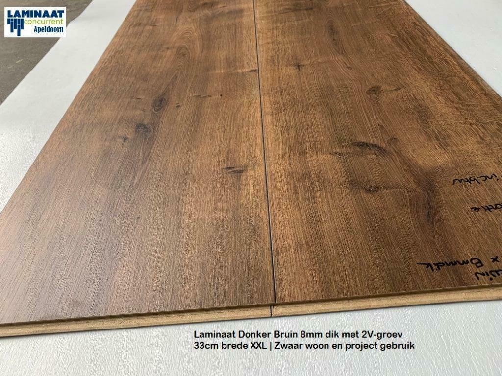 33CM Brede XXL Laminaat 8 X Decor vanaf €13,95p/m2 inc.btw, 75 m² of meer, Vintage, Nieuw, Ophalen of Verzenden